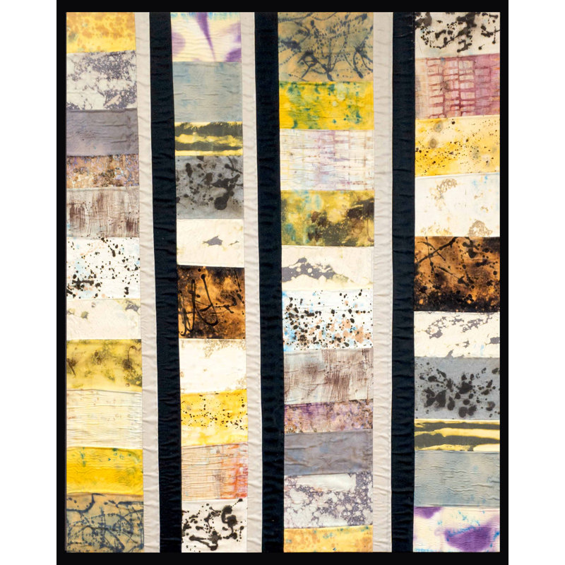 Quilting Bee II, 60" H x 48" W