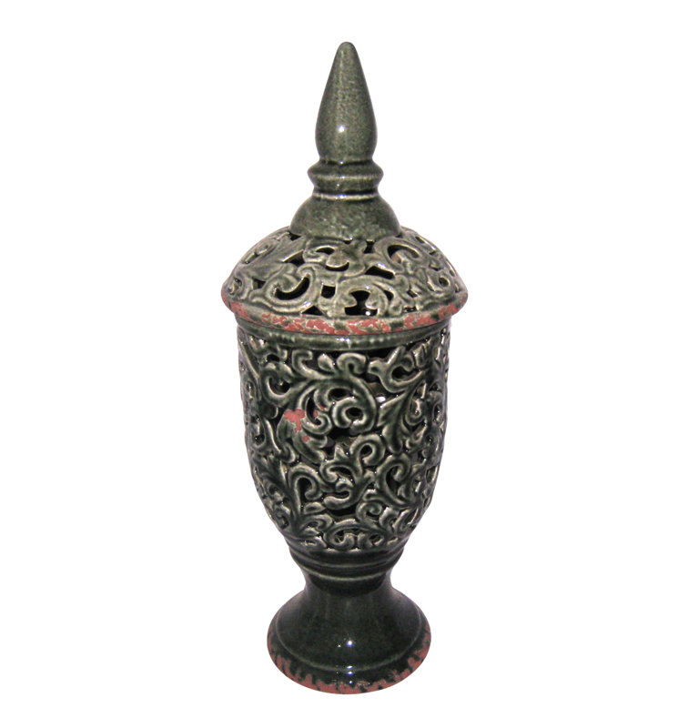 Pot de rangement percé, H 16,93 po x l 5,91 po x P 5,91 po
