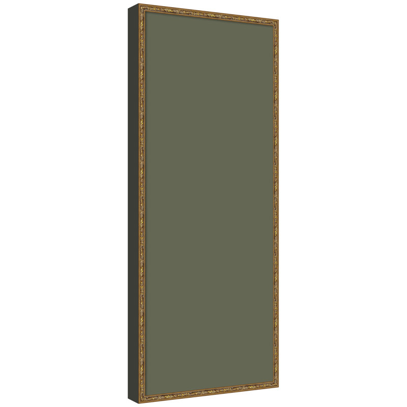 Tableau d'affichage en lin encadré en tissu, Vert, H 41 po x l 17 po x P 1 po, Belvédère bronze