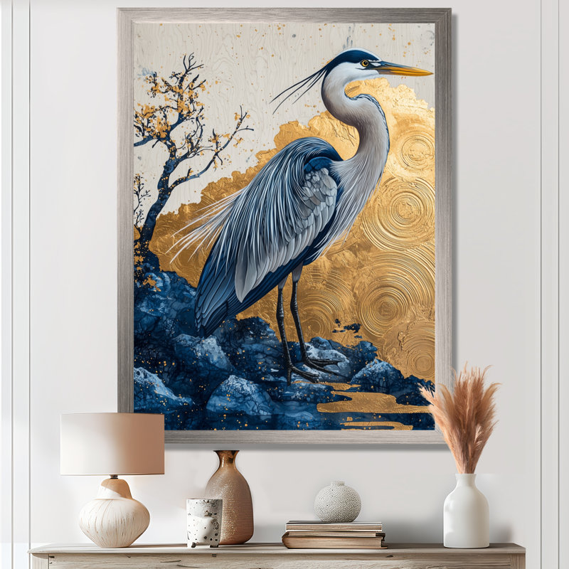 Augustyn - Animals Wall Art Prints, Silver, 44" H x 34" W, Picture Framed