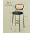 Set of 2 Bar Stools, Upholstered Stools-884201670-883019647