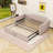 Twin Velvet Upholstered Daybed with Adjustable Pop-Up Trundle-1028976711