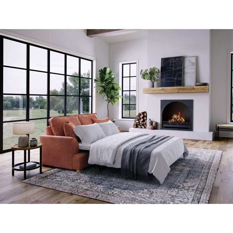 Chadwic 2 Seater Sofa Bed, Pink