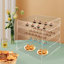 Comptoir à pâtisserie en acrylique H 17,71 po x l 18,7 po avec 3 plateaux