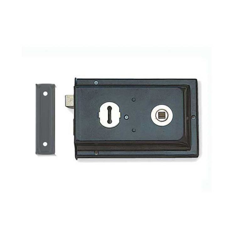 Rim Door Lock, Black