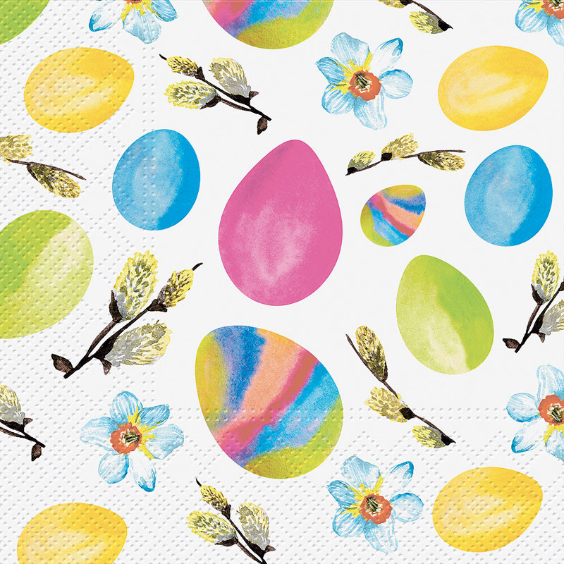 Serviettes jetables en papier Basic