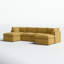 Canapé modulaire de coin avec repose-pieds Annai-1169791122