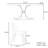 Light luxury rectangular dining table set-103119153