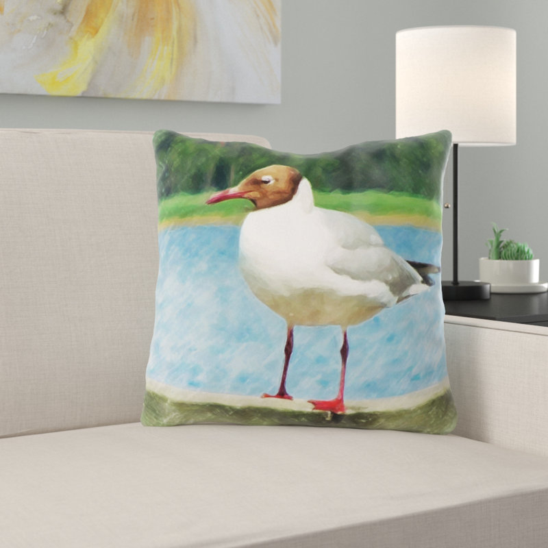 Housse et insert de coussin extérieur Weimer Gull, Microsuède, Intérieur