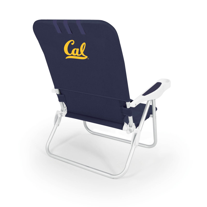 Chaise de plage inclinable monaco NCAA, Bleu, Virginie