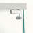 White Tempered Glass Display Cabinet with RGB Light-1043469093