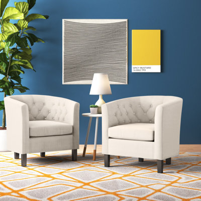 Modway Prospect Upholstered Fabric Armchair Set