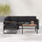Giovanna V Shape Aluminum Frame Coffee Table