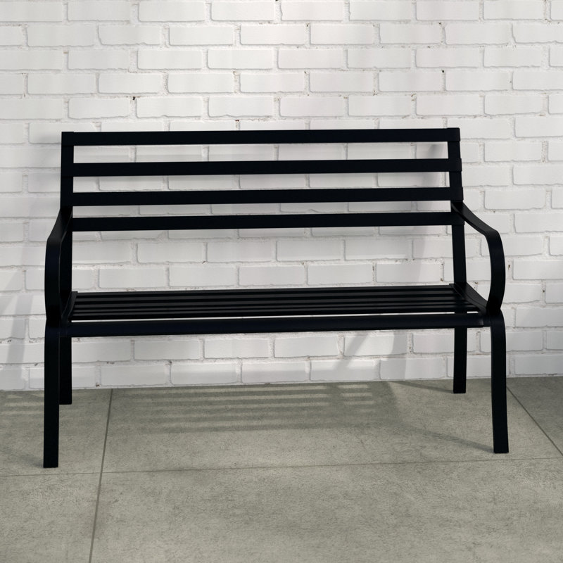 Aalexus Metal Outdoor Bench