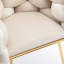 Ensemble de 2 fauteuils de luxe simples et modernes en velours de loisirs, confortables et élégants pour la chambre à coucher ou le salon-390334471