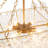Dimmable Large  8 - Light Glass Globe Chandelier