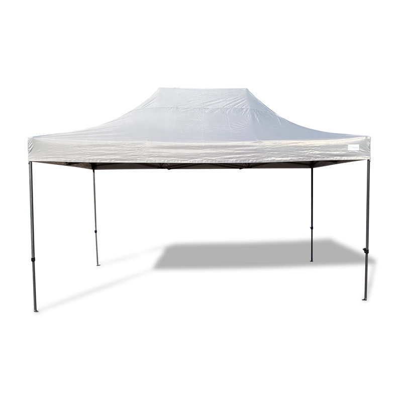 4.5m x 7.62m Steel Pop-Up Gazebo, Grey