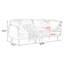 Canapé modulaire orange en similicuir-378921160-378921158
