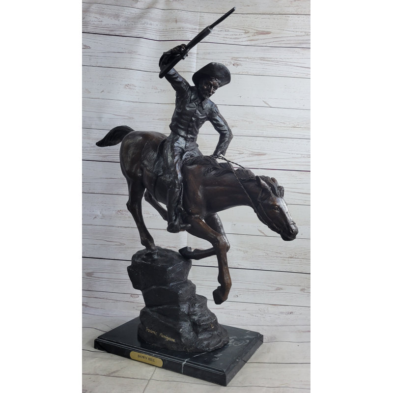 Figurine cheval et cowboy Bronco Buster