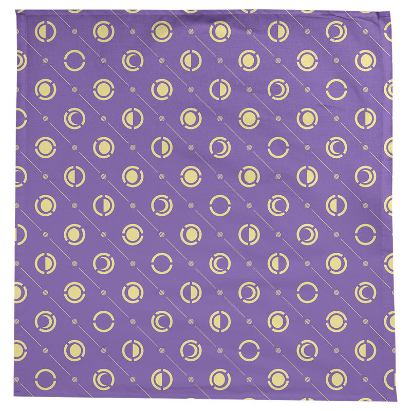 Nappe des phases de lune classiques, Mauve/jaune