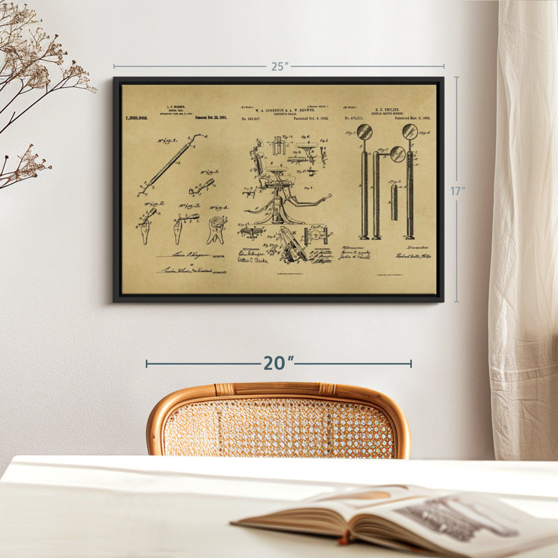 Brevet "Impression sur toile", H 17 po x l 25 po