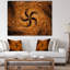 «Brown Fire Fractal Flower Design», impression-34273119-35222378