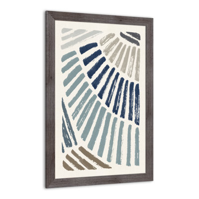 Blue Sun Rays - Peinture