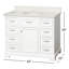 Ensemble de meuble-lavabo simple 42 po Ronnie-827912013-827912002