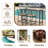 Outdoor Hdpe+Metal Frame 3-Piece Patio Bar Set, Balcony bar set, With Cover