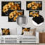  «Yellow Black Fragrant Fusion Mums - Mums, art mural-1961385973-1961385981