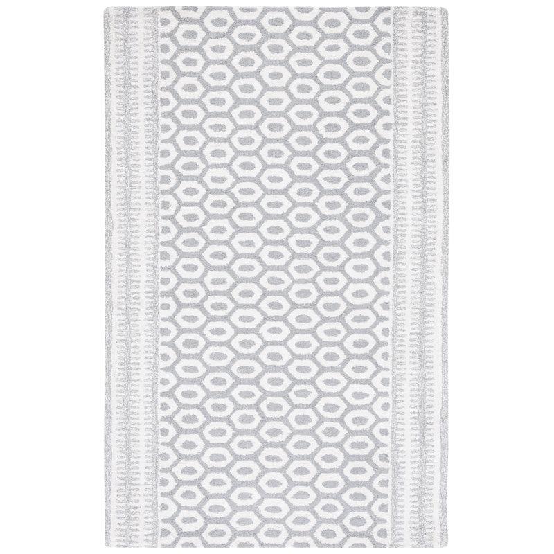 Helwart Hand Tufted Performance Rug, Rectangle 5' x 8'
