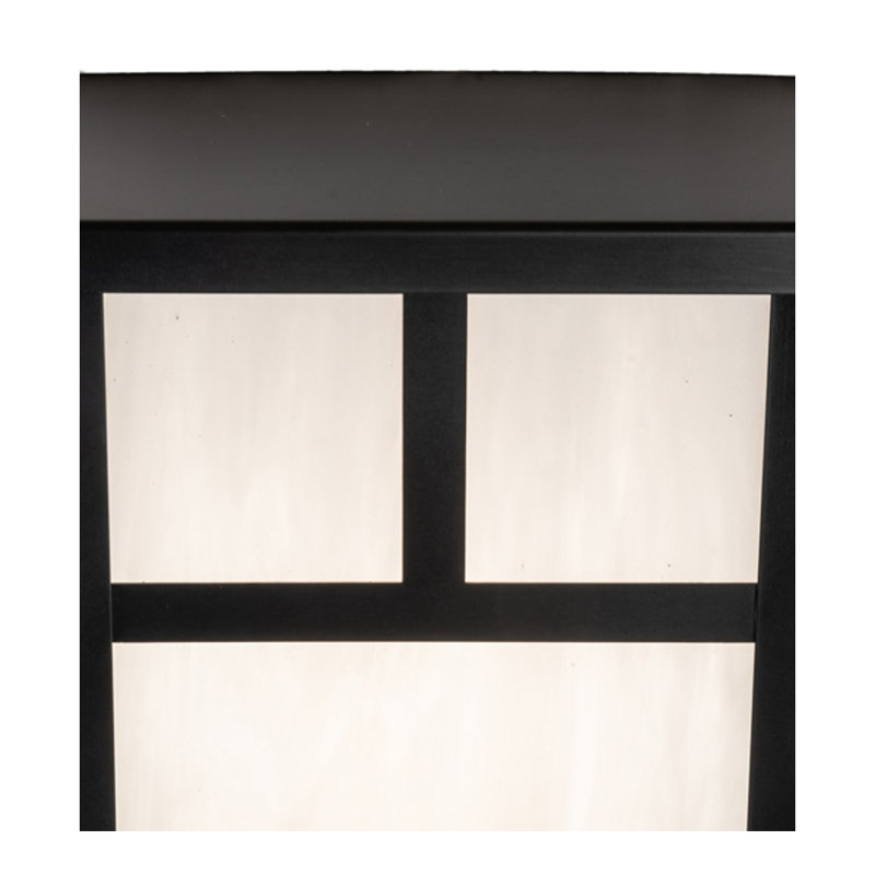 Hyde Park Wall Light, 8" H x 8" W x 6" D, White