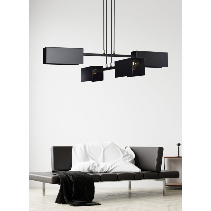 Marbella 4 - Light Unique/Statement Pendant, Black