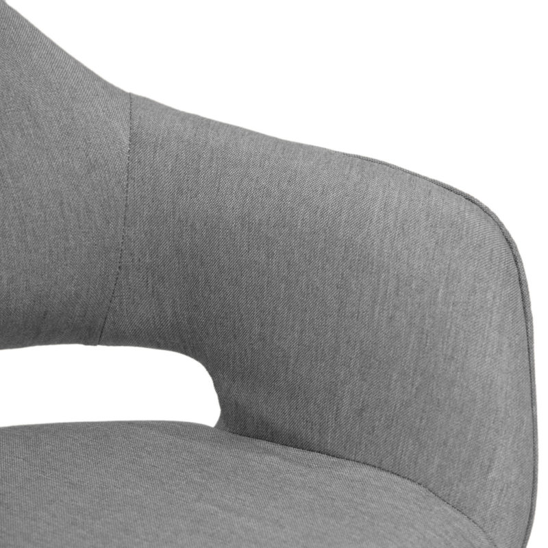 Bastiano 18.5'' H Upholstered Beech Armchair, Gray