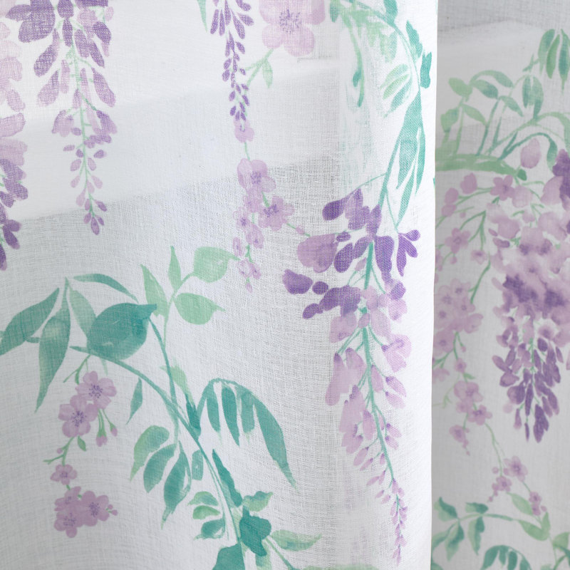 Wisteria 100% Recycled Polyester Sheer Sliding Panel Single Panel, 140cm Width x 122cm Drop