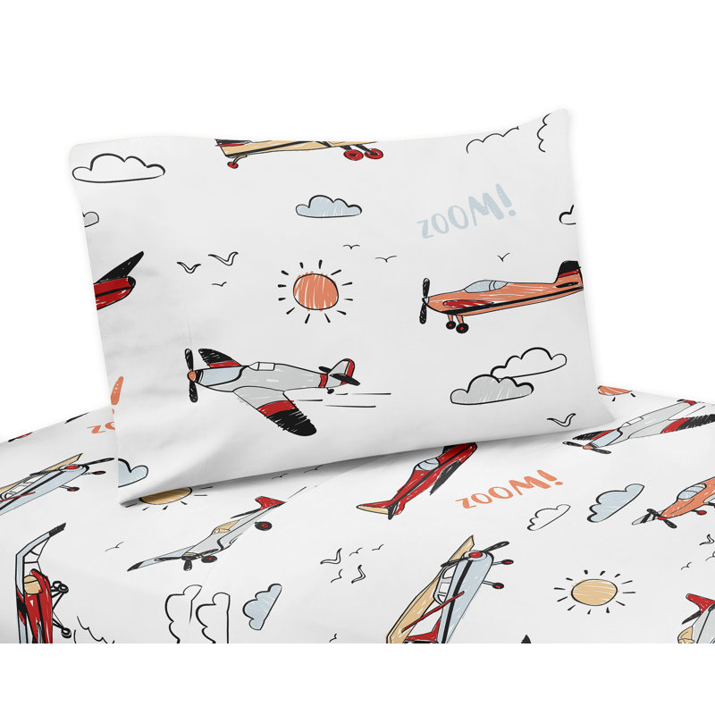 Ensemble de draps Vintage, Ensemble de draps pour grand lit + drap-housse + 2
