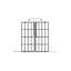 Walk-in Shower Screen 46" X 72" Black - Tempered Glass, Secure Upper Bar Build