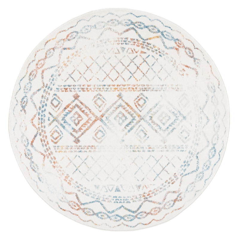 Dempsey Performance Southwestern Rug, Round 3'
