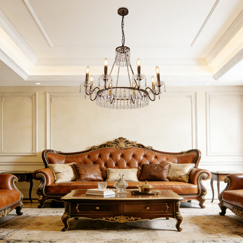 Anniejane 8 - Light Dimmable Empire Chandelier