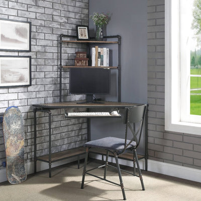 Versatile Antique Oak And Sandy Grey Office Chair For Various Spaces With Frame Long-term Use