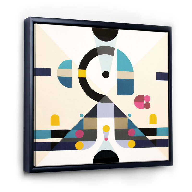 «Open Minded», reproduction sur toile, H 30 po x l 30 po x P 1 po, Toile avec cadre flottant noir