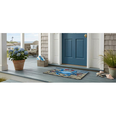Crab Non-Slip Rubber Outdoor Doormat