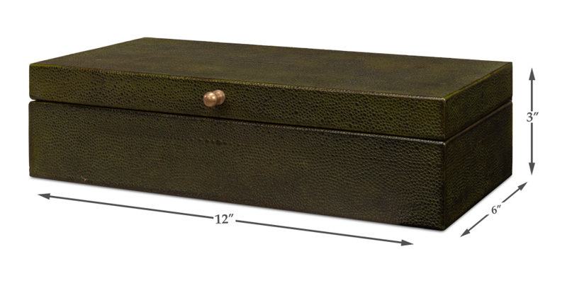 Gatsburg Handmade Decorative Box, Green