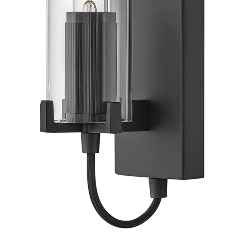 Cala Armed Sconce, Black