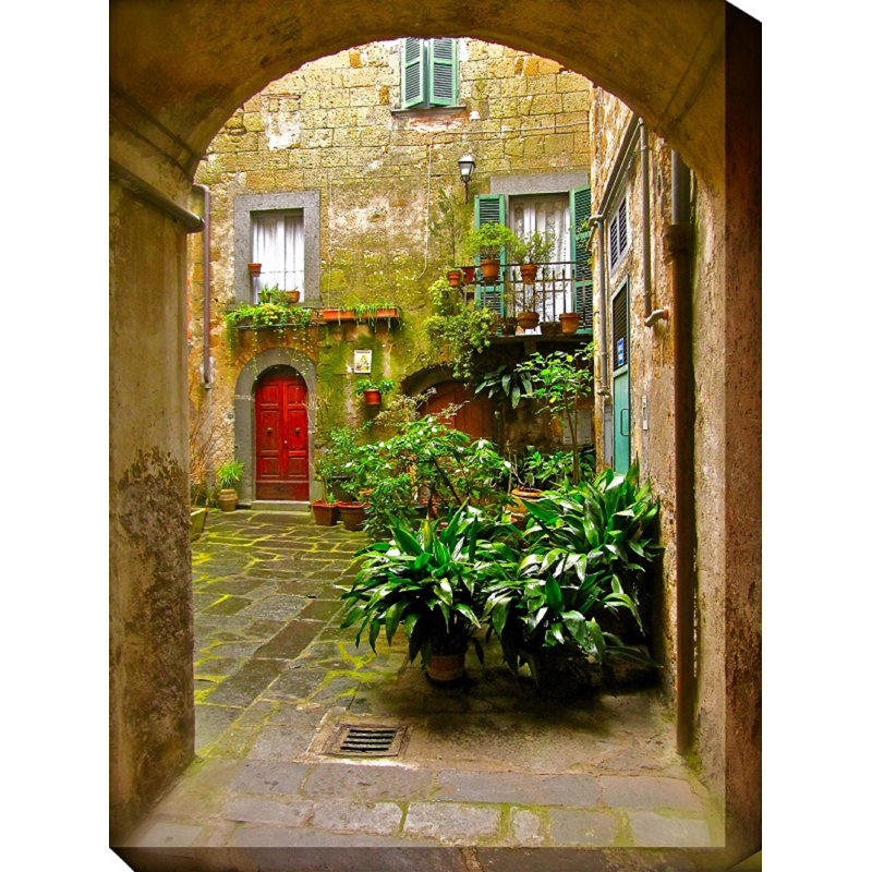 Art sur toile Exar Italian Courtyard