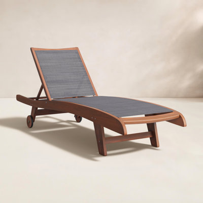Delphi Sling Reclining Chaise Lounge by Birch Lane