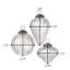 3 Piece Mini Shapes Finial Ornament Set