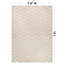 Tapis d'intérieur à damier blanc perle tissé à la machine, doux et moelleux, à hauteur variable.-786313444-786313450