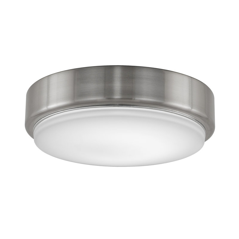 Ventilateur de plafond Levon, Nickel brossé