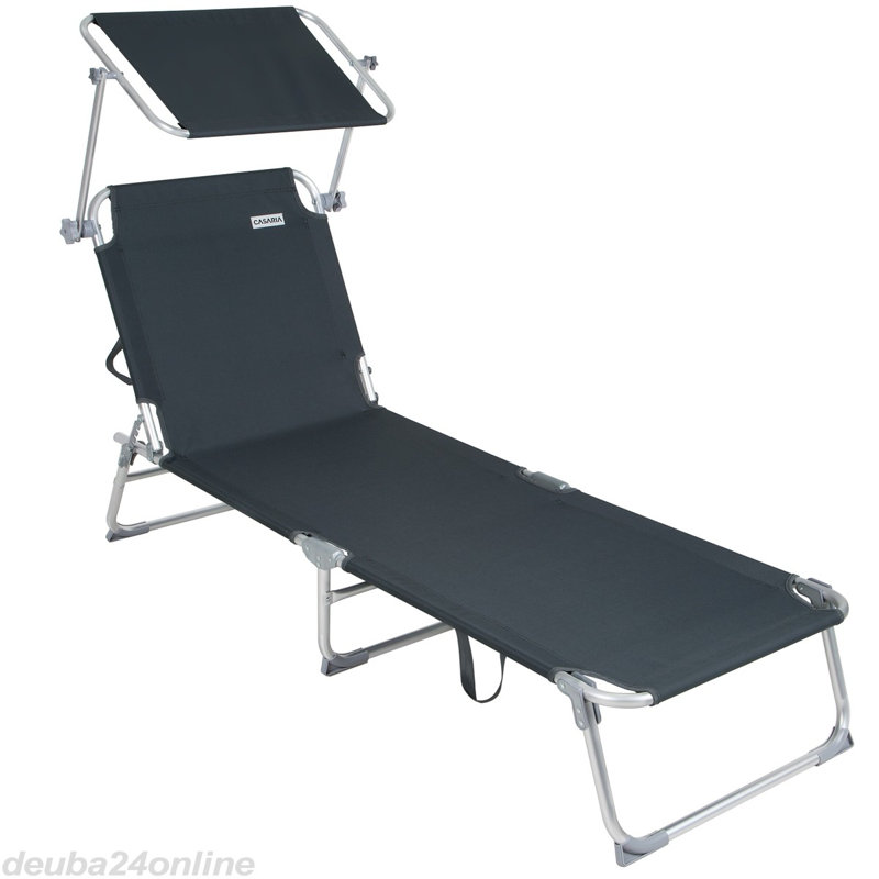 Bushgrove 190cm Long Reclining Single Chaise, Grey